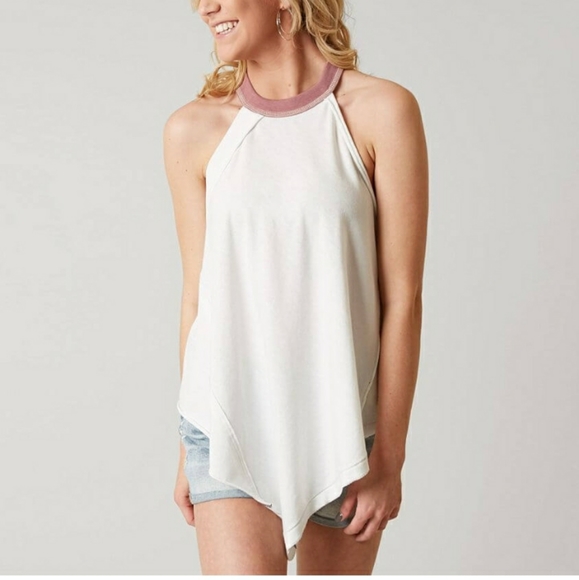 Free People Tops - FREE PEOPLE HANDKERCHIEF HEM TANK TOP NEW